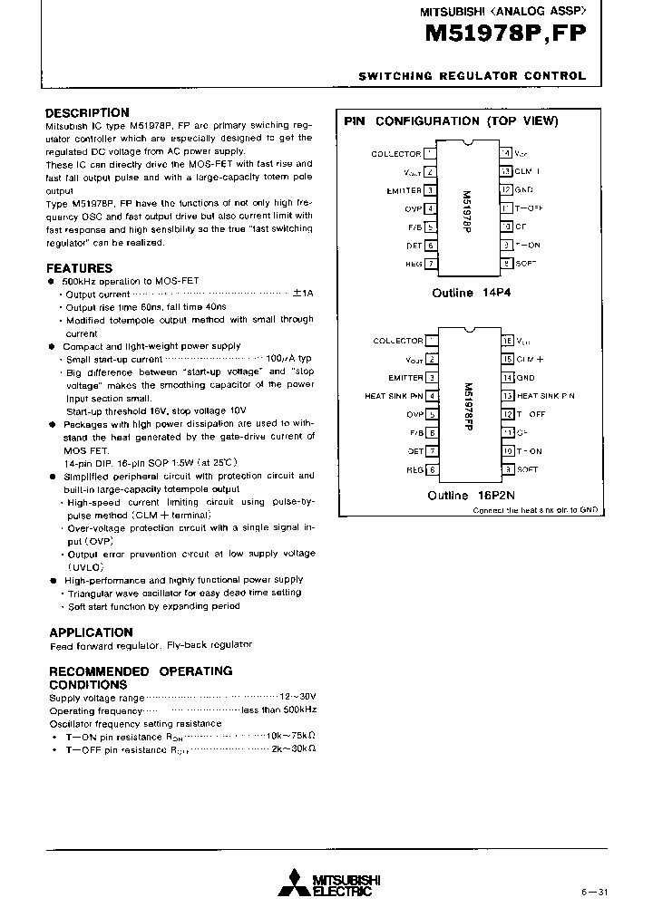 M51978P_3258633.PDF Datasheet