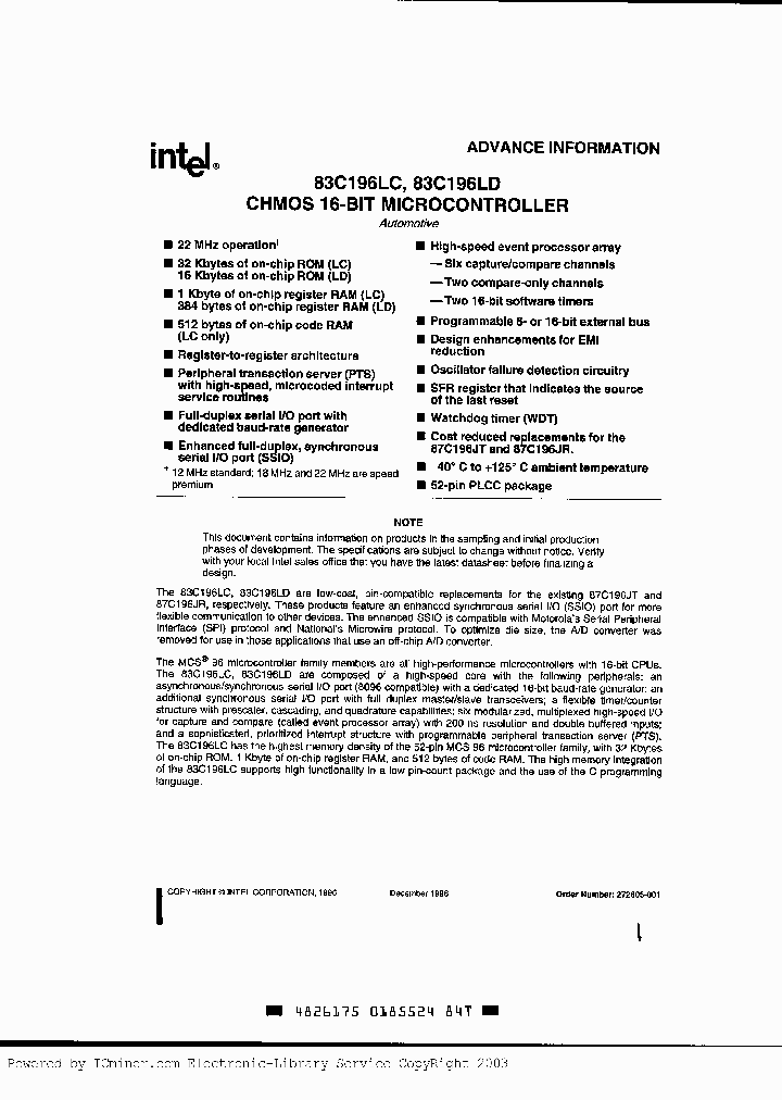 AN83C196LC_3260150.PDF Datasheet