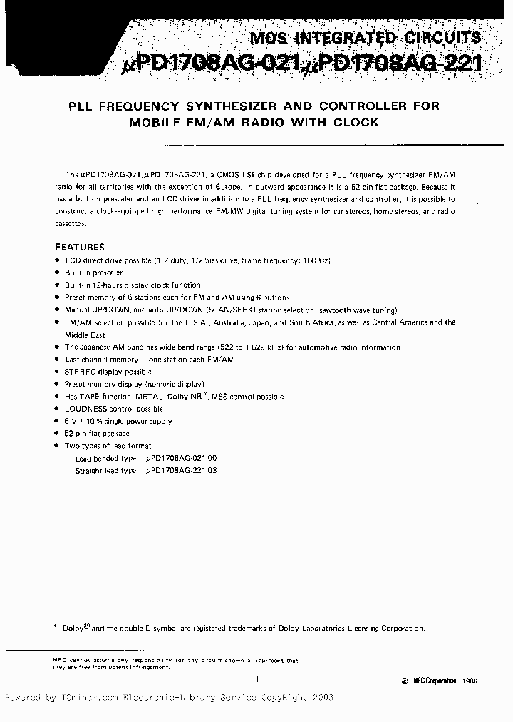 UPD1708AG-221-03_3264263.PDF Datasheet