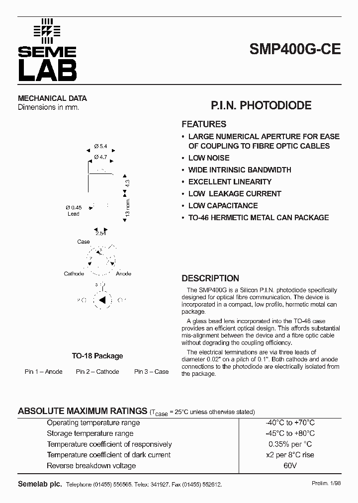 SMP400G-CE_3271057.PDF Datasheet