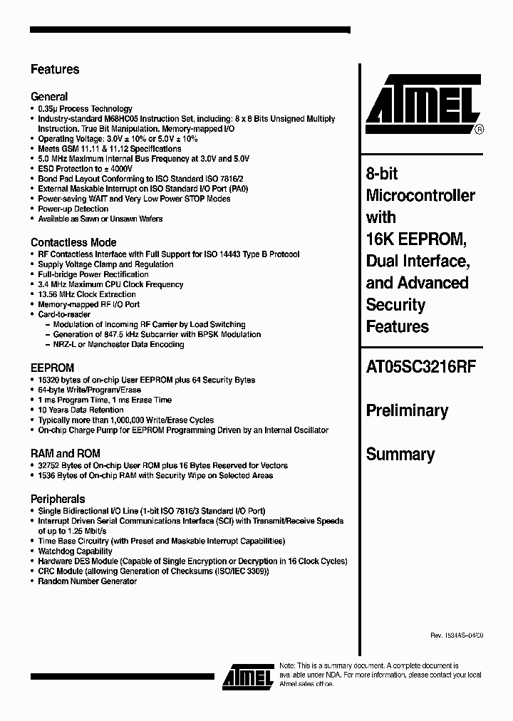AT05SC3216RF_3273477.PDF Datasheet