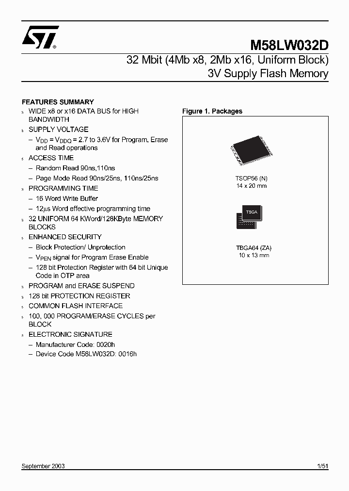 M58LW032D90N1_3274001.PDF Datasheet
