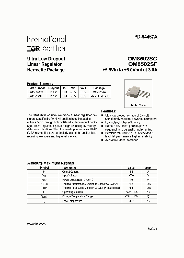 OM8502SF_3273543.PDF Datasheet