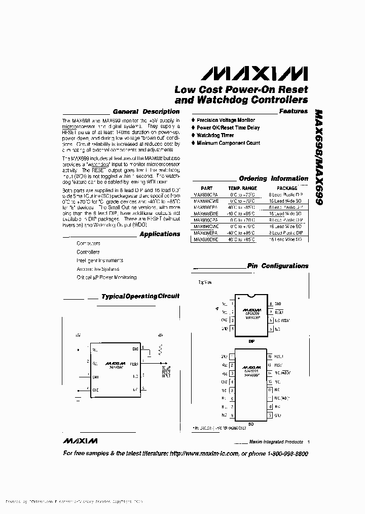 MAX698CWE-2_3279139.PDF Datasheet