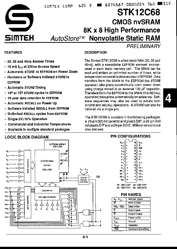 STK12C68-5C30_3277353.PDF Datasheet