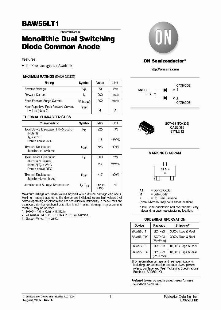 BAW56LT3_3278721.PDF Datasheet
