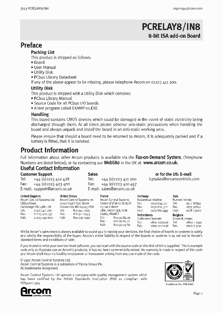 PCRELAY8IN8_3282477.PDF Datasheet