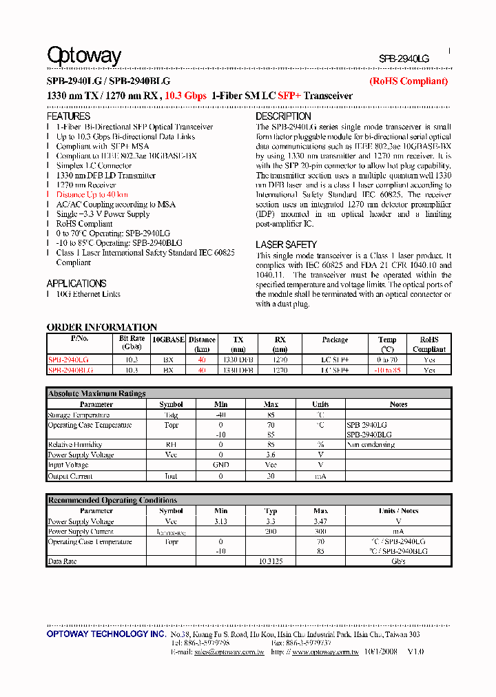 SPB-2940BLG_3283995.PDF Datasheet