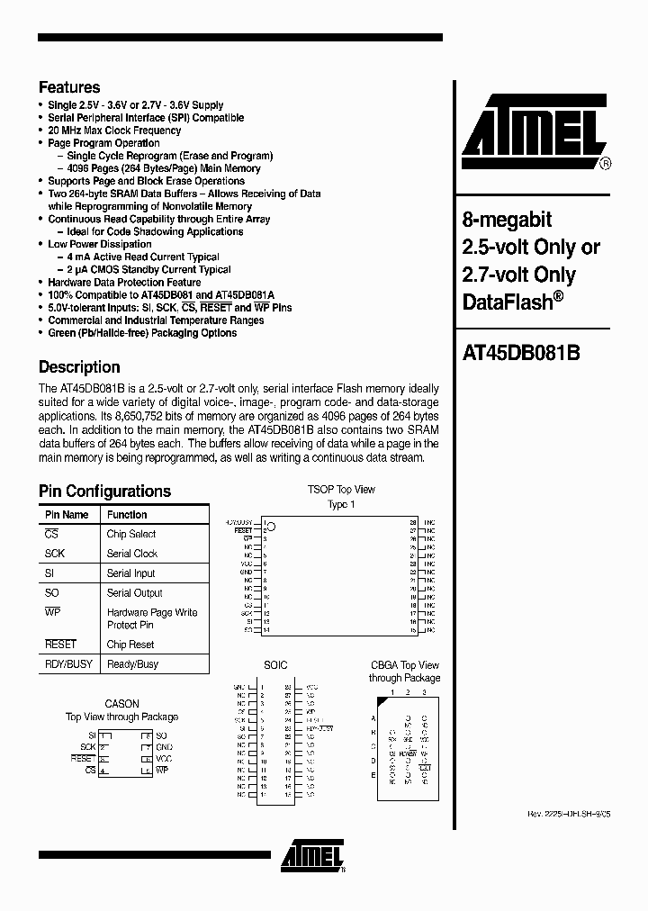 AT45DB081B-CC-25_3289020.PDF Datasheet