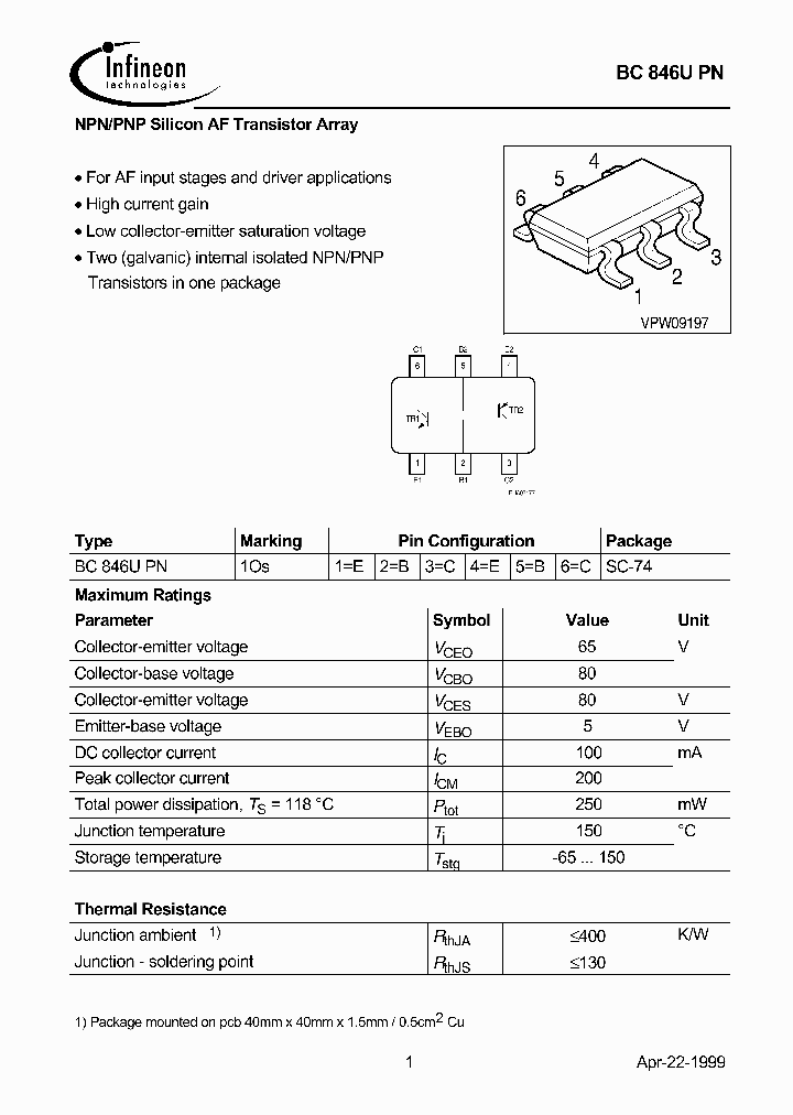 BC846UPN_3295188.PDF Datasheet