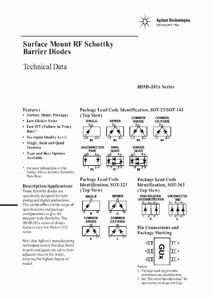 HSMS-281B_3297656.PDF Datasheet