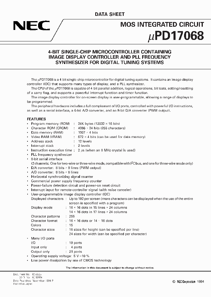 UPD17068_3301880.PDF Datasheet