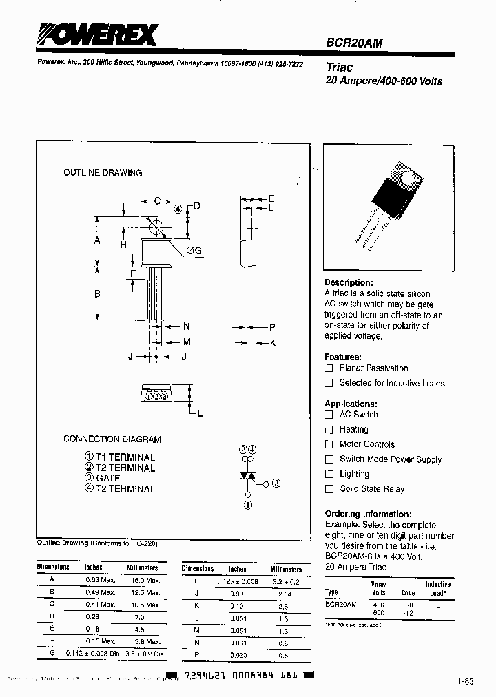 BCR20AM12_3298465.PDF Datasheet