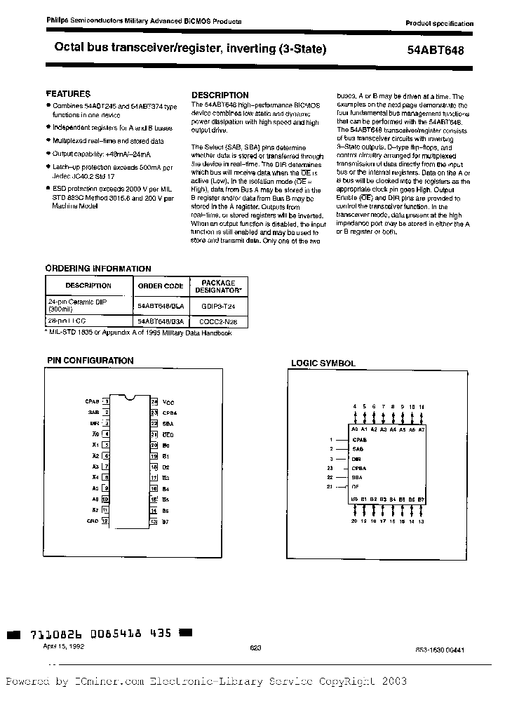 54ABT648BLA_3297329.PDF Datasheet