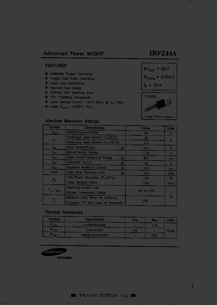 IRFZ44A_3301602.PDF Datasheet