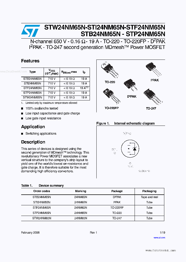 STW24NM65N_3304347.PDF Datasheet
