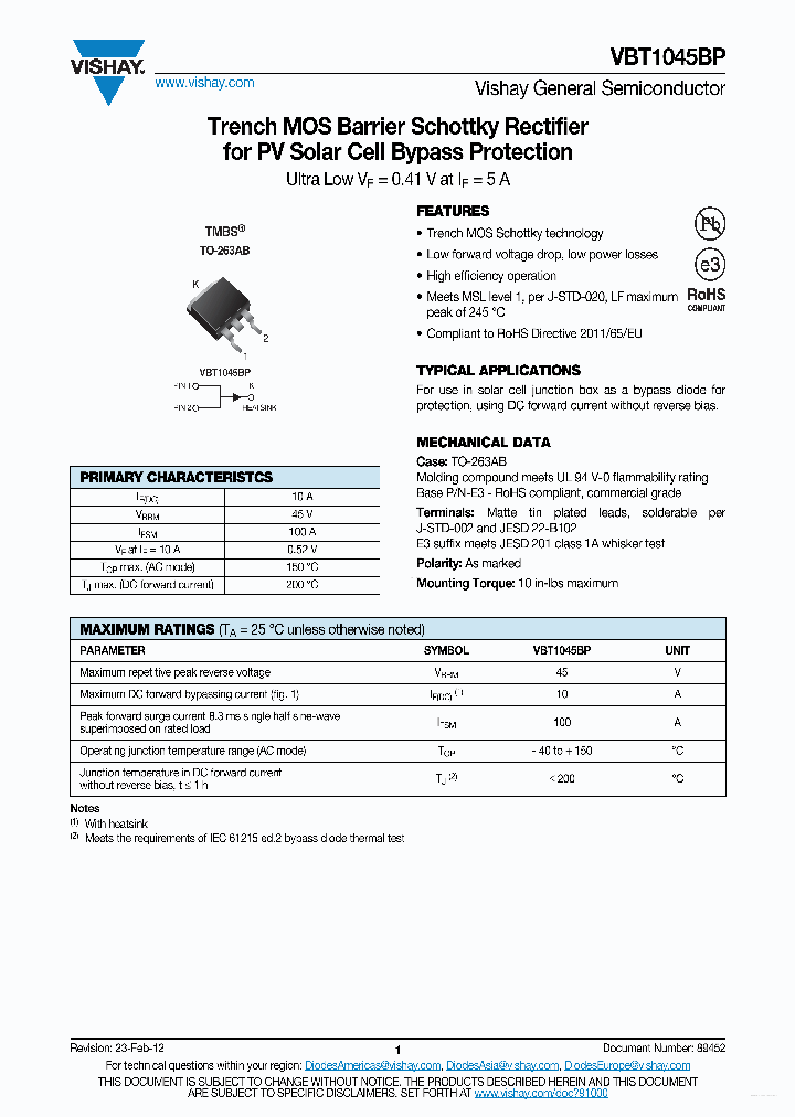 VBT1045BP_3305546.PDF Datasheet