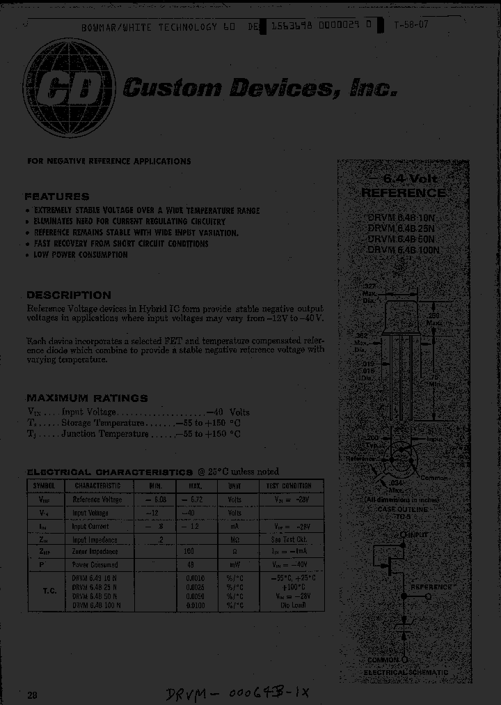 DRVM64B25N_3304905.PDF Datasheet