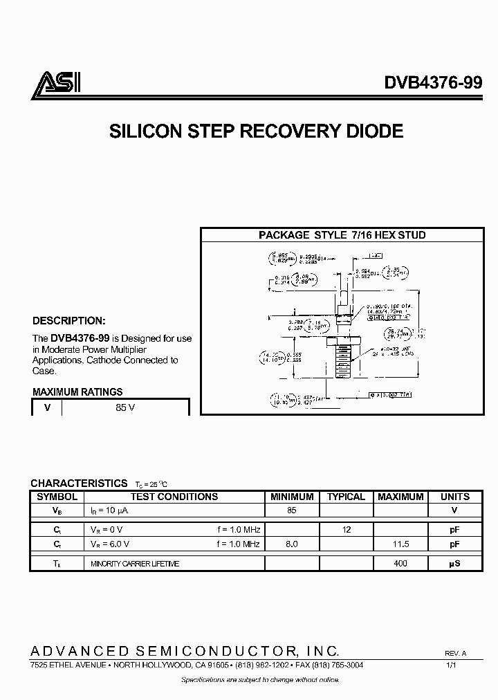 DVB4376-99_3306355.PDF Datasheet