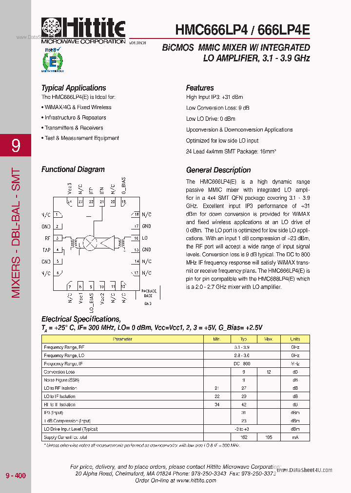 HMC666LP4_3308768.PDF Datasheet
