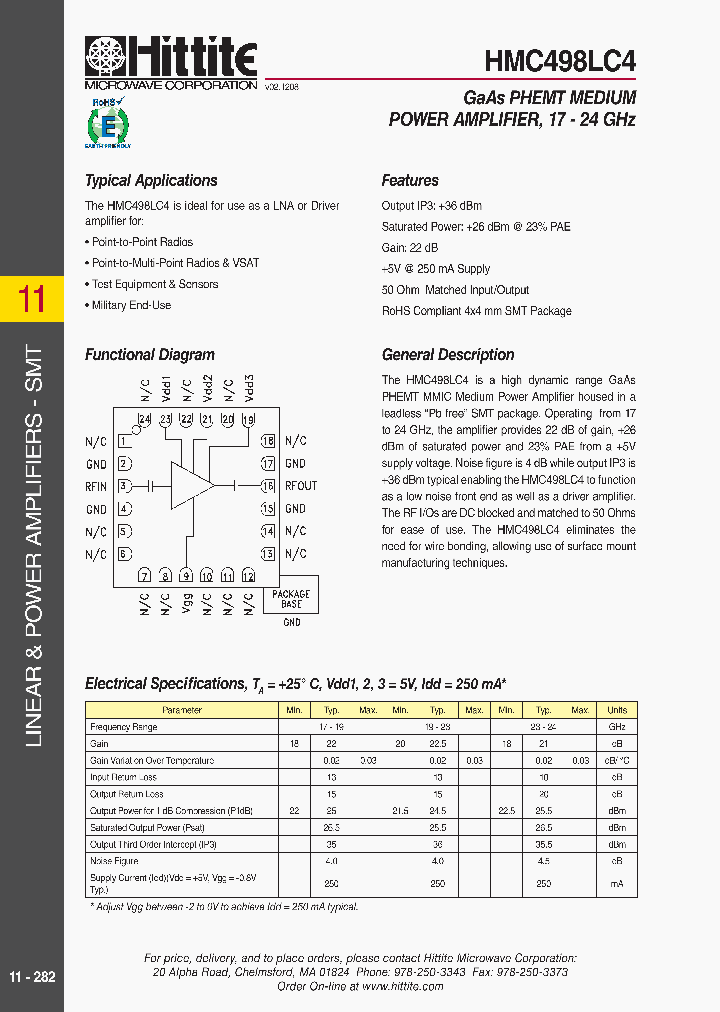 HMC498LC409_3309645.PDF Datasheet