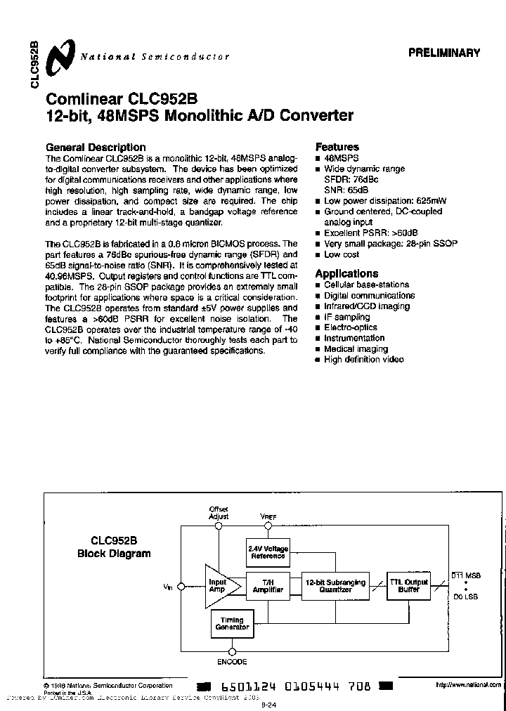 CLC952BAJMSA_3311557.PDF Datasheet