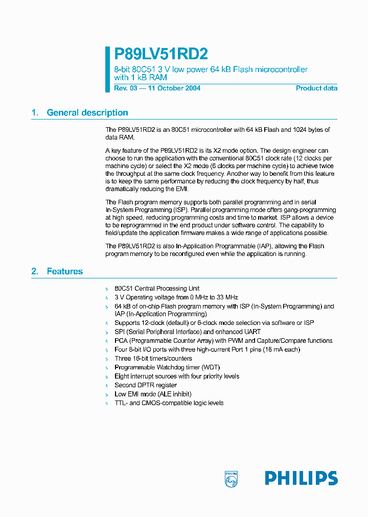 P89LV51RD2BA_3311756.PDF Datasheet