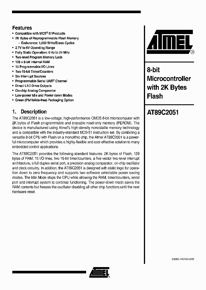 AT89C2051_3312185.PDF Datasheet