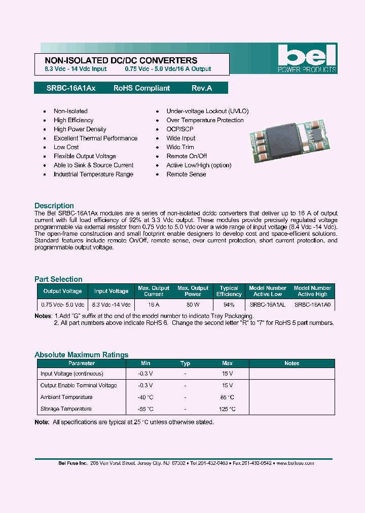 SRBC-16A1A_3314314.PDF Datasheet