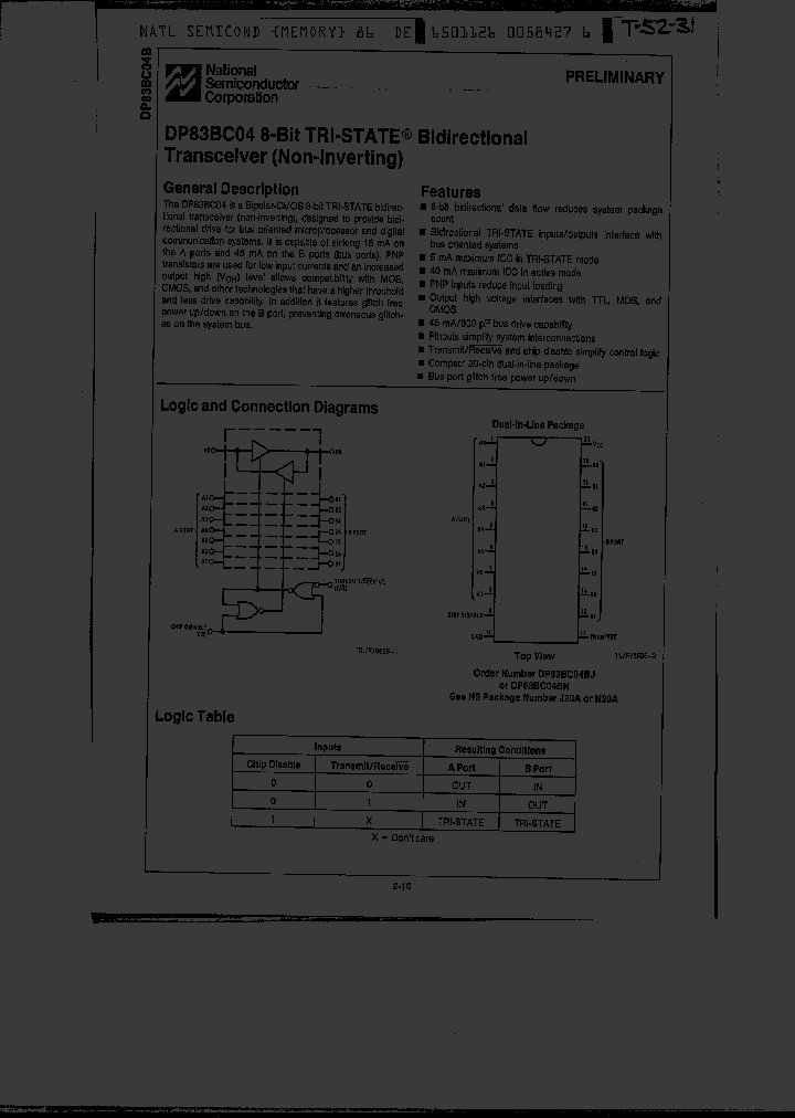 DP83BC04BN_3314632.PDF Datasheet