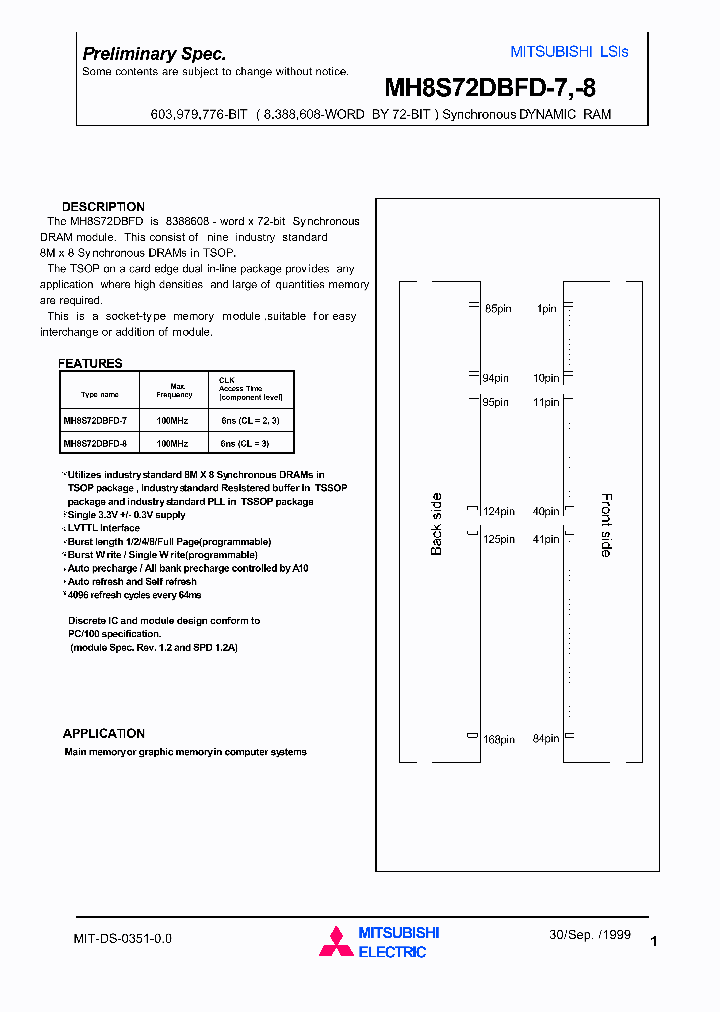 MH8S72DBFD-8_3319683.PDF Datasheet