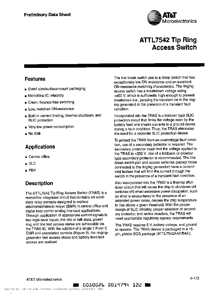 ATTL7542BF_3320093.PDF Datasheet