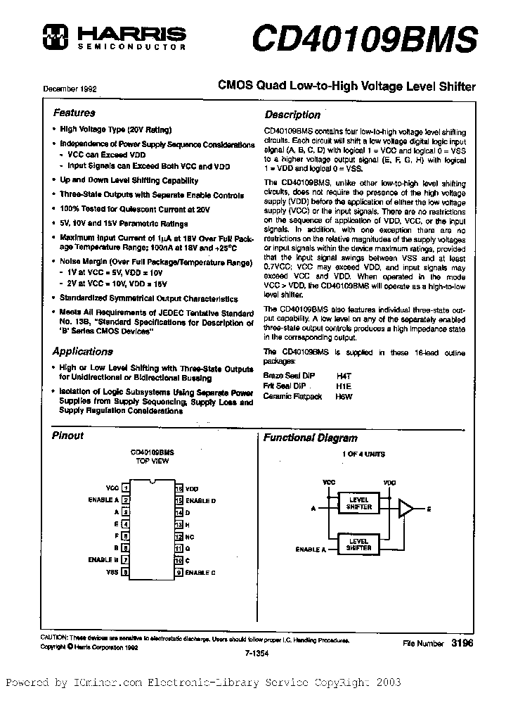 CD40109BKMSR_3322793.PDF Datasheet