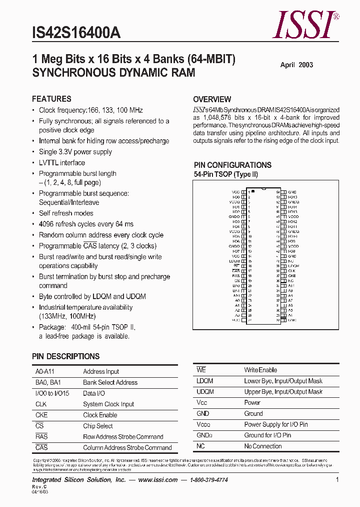 42S16400A_3323442.PDF Datasheet