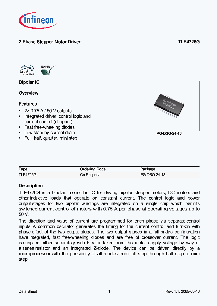 TLE4726G08_3325600.PDF Datasheet