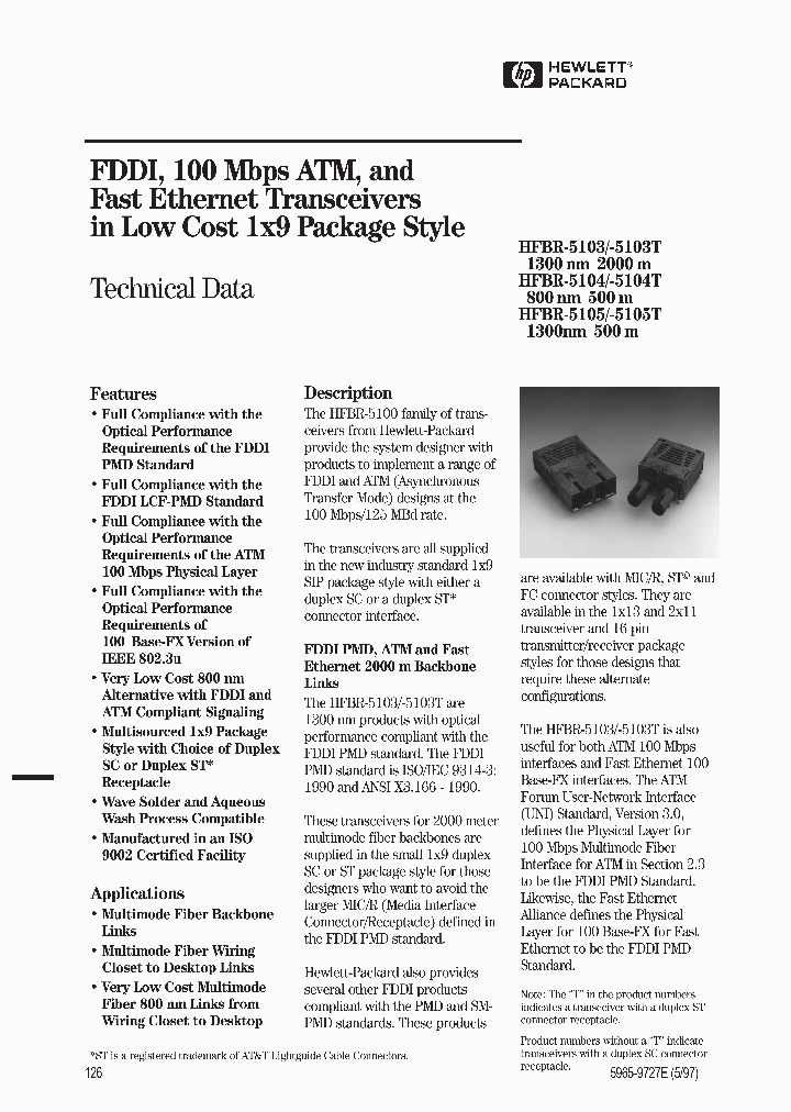 HFBR-5103_3329234.PDF Datasheet