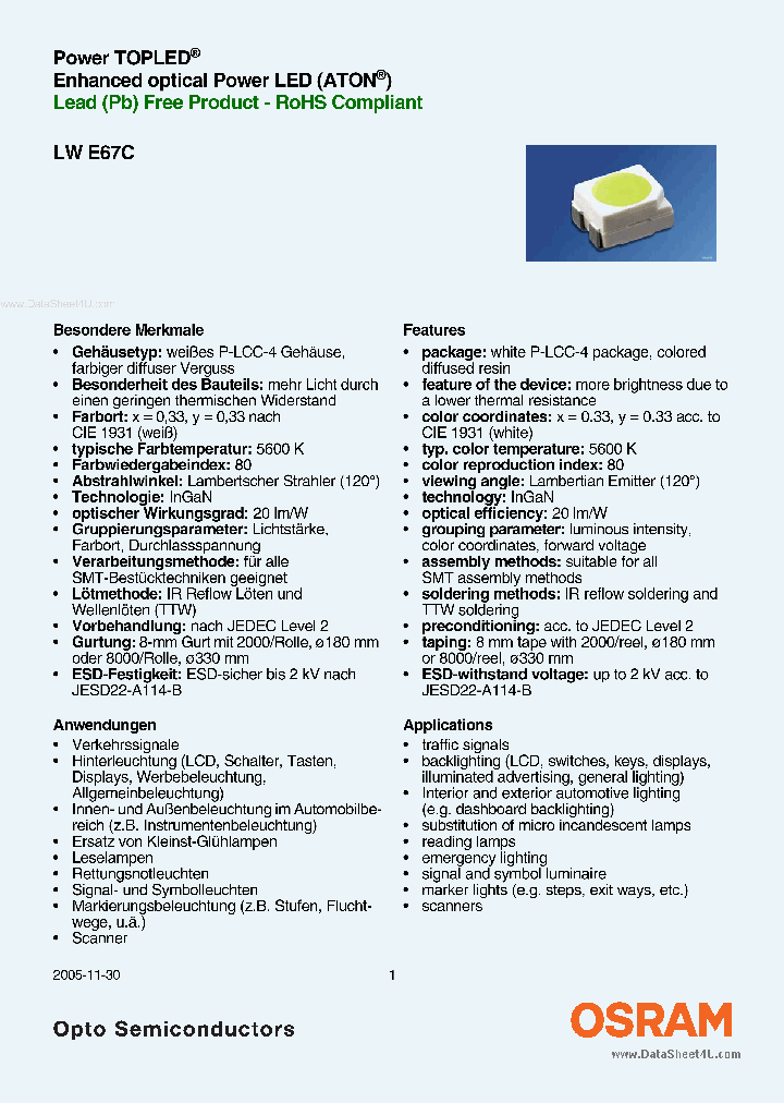 LWE67C_3328789.PDF Datasheet