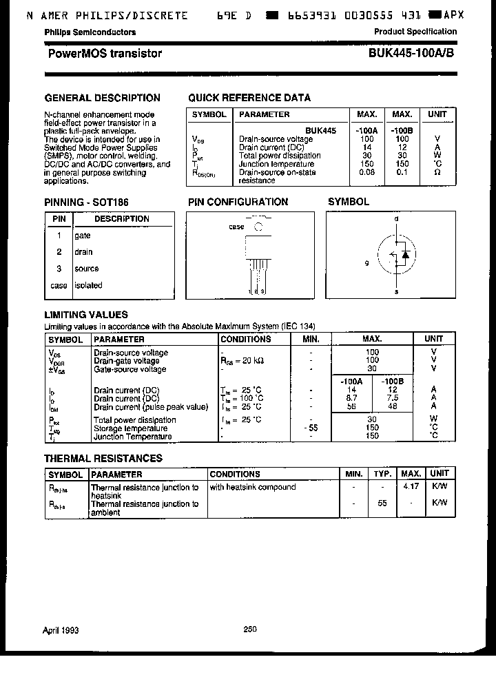 BUK445-100A_3330959.PDF Datasheet