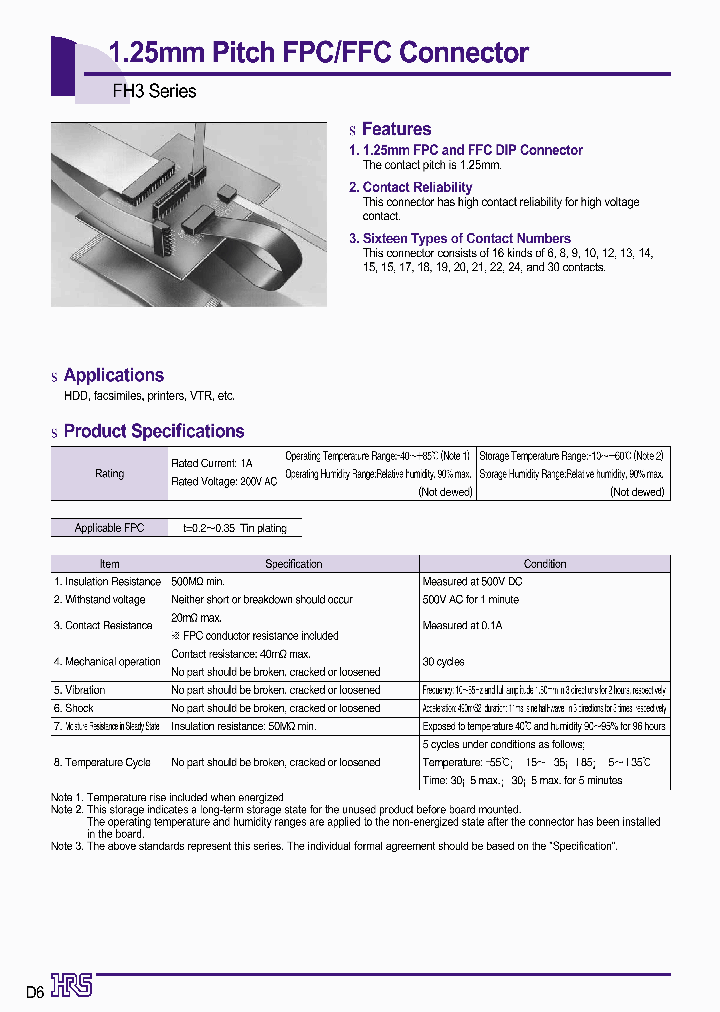 FH3-16S-125DS_3335155.PDF Datasheet
