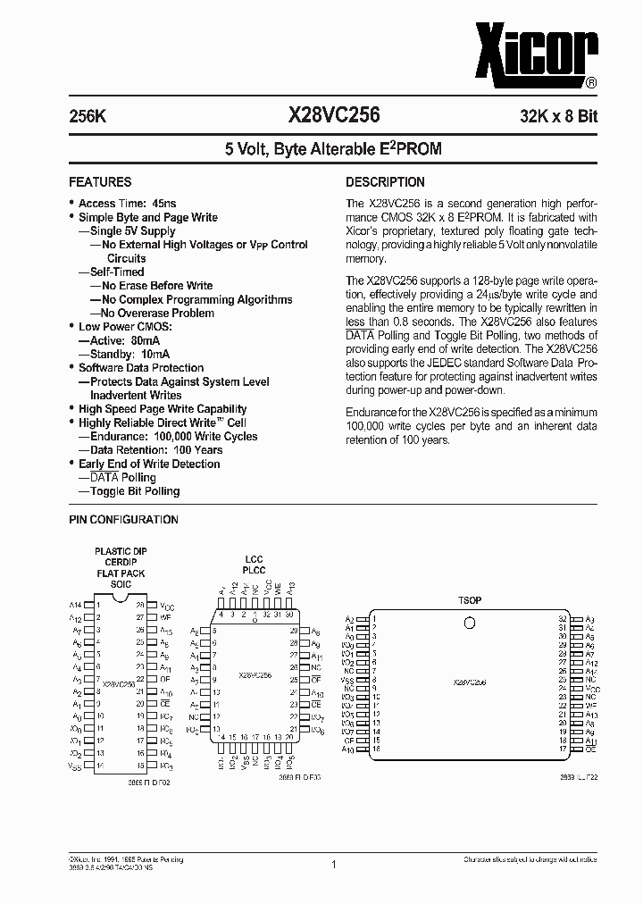 X28VC256S-45_3335077.PDF Datasheet