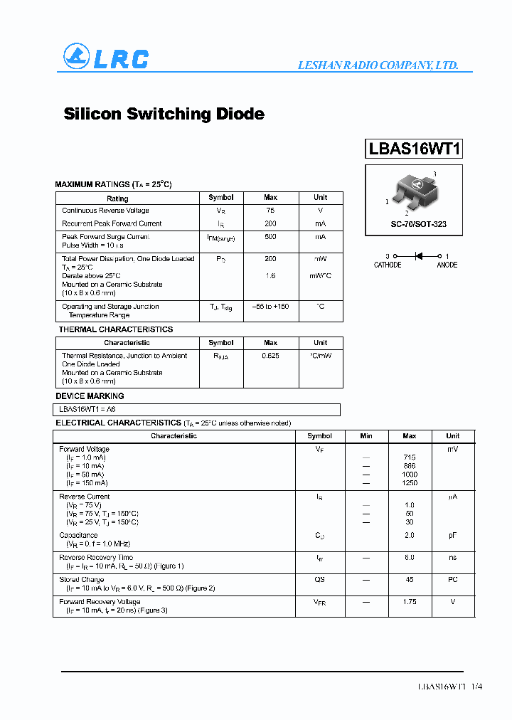 LBAS16WT1_3340015.PDF Datasheet