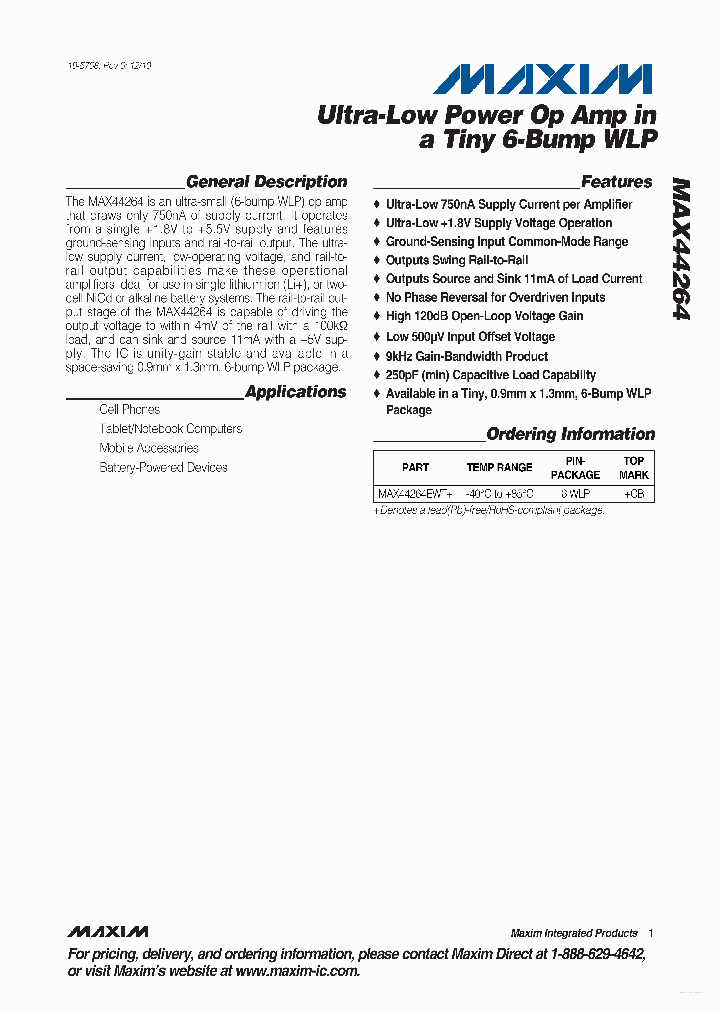 MAX44264_3345031.PDF Datasheet