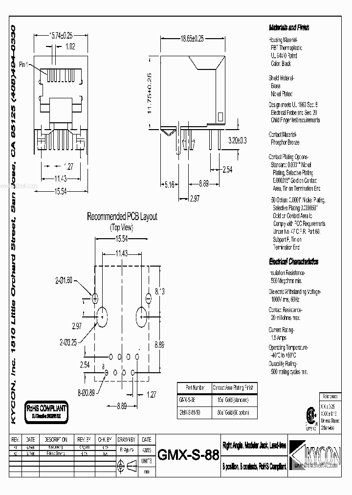GMX-S-88_3357989.PDF Datasheet