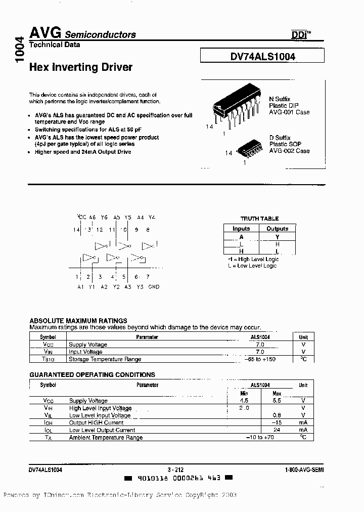 DV74ALS1004D_3358015.PDF Datasheet