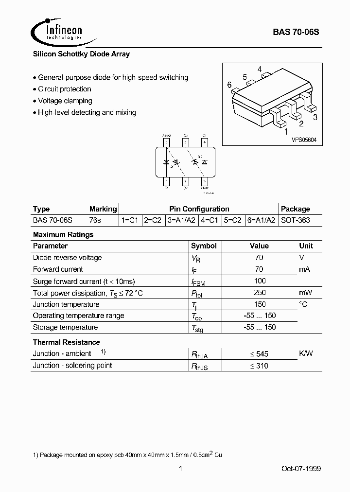 BAS70-06S_3360766.PDF Datasheet