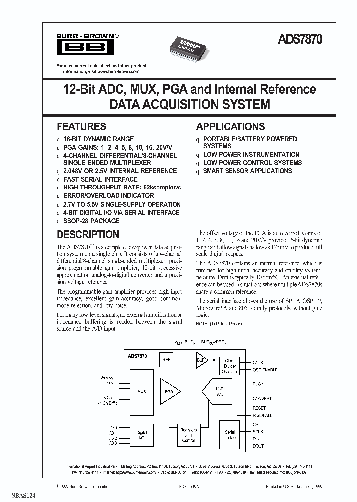 ADS7870EA1K_3365708.PDF Datasheet