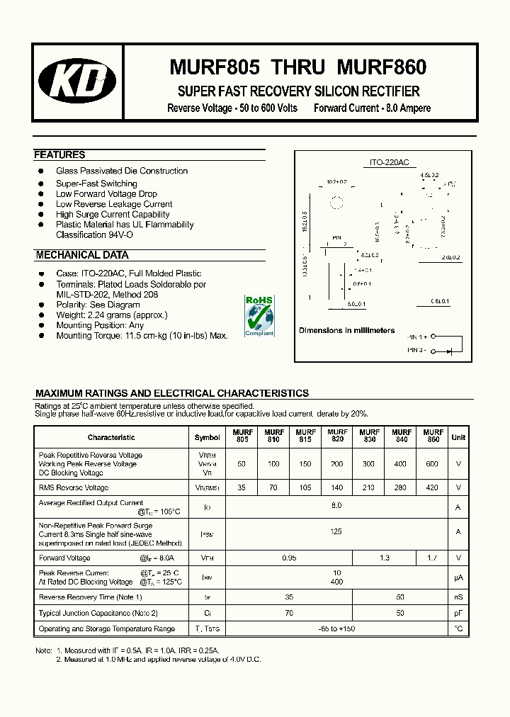 MURF860_3370660.PDF Datasheet
