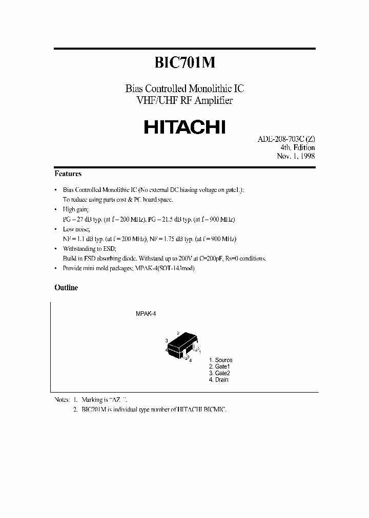 BIC701M_3367926.PDF Datasheet