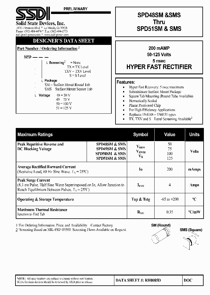 SPD48SMS_3372268.PDF Datasheet