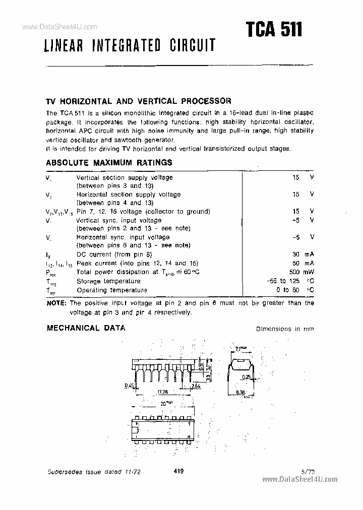 TCA511_3384537.PDF Datasheet